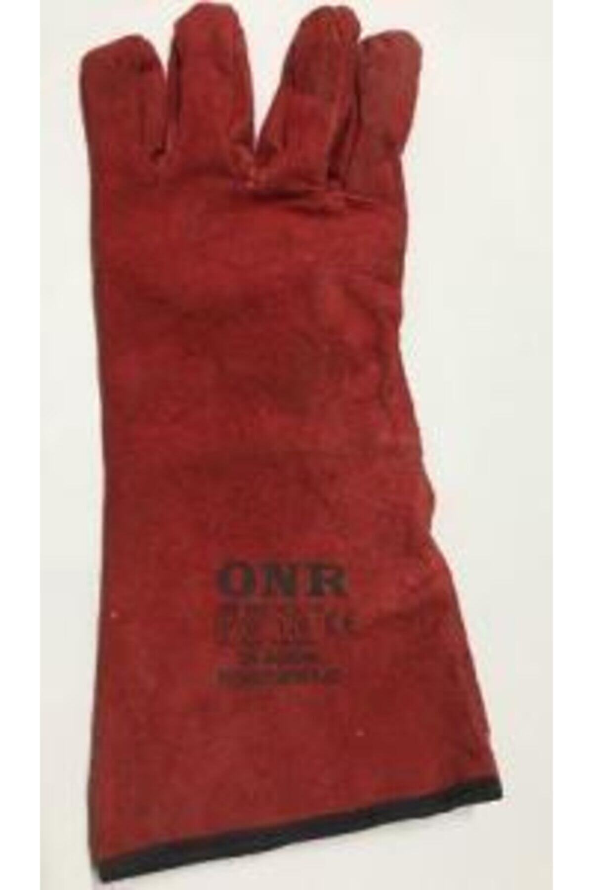 Onr K-1000 Redweld Kaynakçı Eldiven Kırmızı