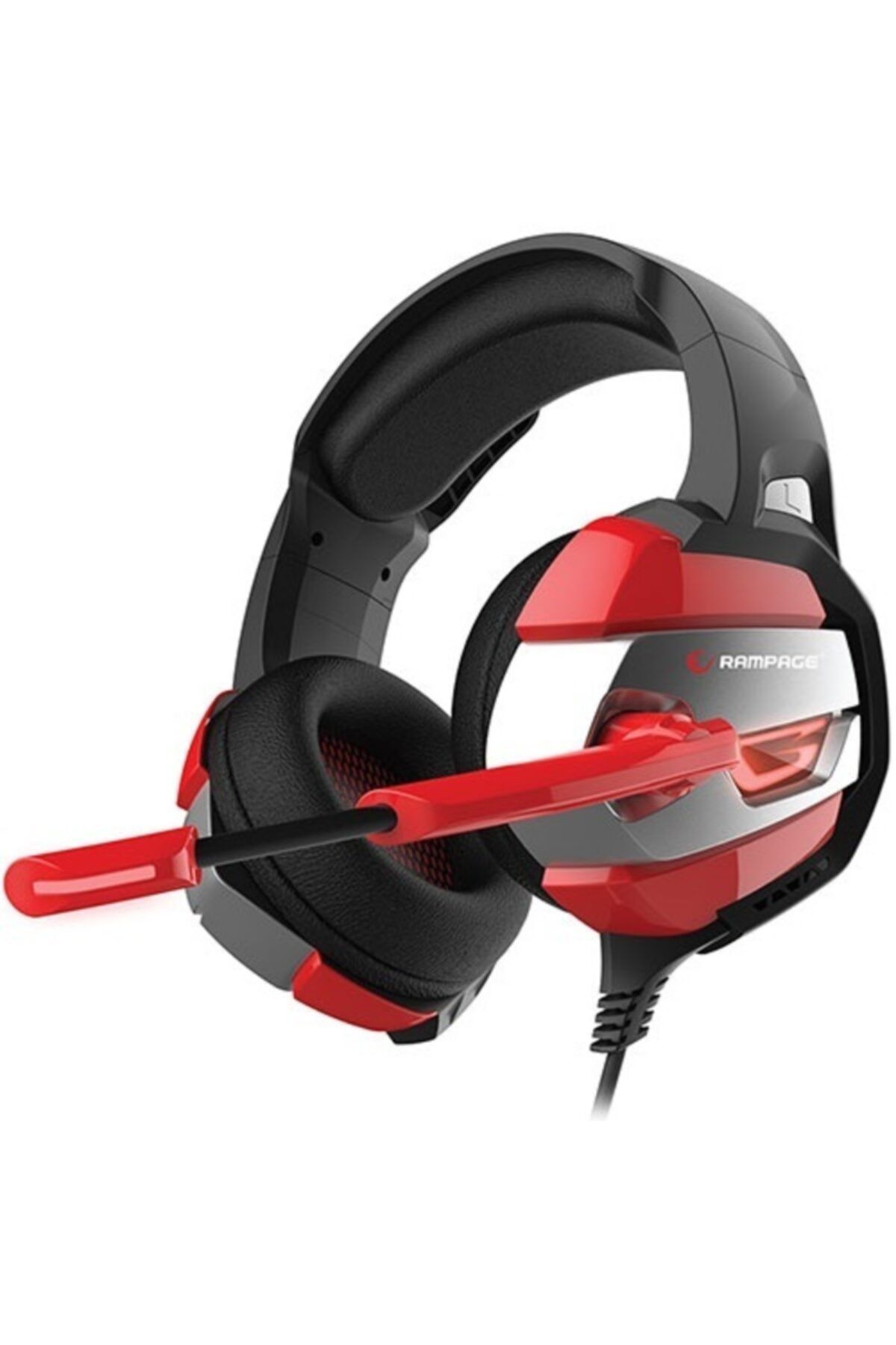 Rampage Rm-k5 Noble 7.1 Usb Led Li Siyah/Kırmızı Gaming Kulaklık