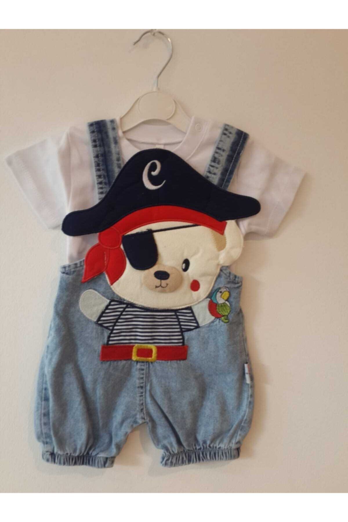 özgürcebebe Erkek Bebek Korsan Salopet Takım
