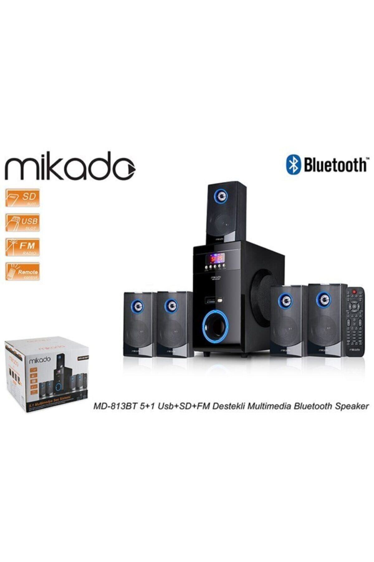 Mikado Md-813bt 5+1 Usb/sd/fm Destekli M.m Bluetooth Ses Sistemi