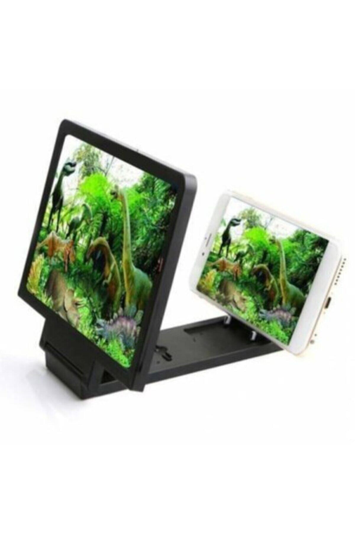 ÇEYİZMADENİ Cep Telefonu Büyüteç Telefon Ekran Büyütme Için Büyütücü Stand 3d