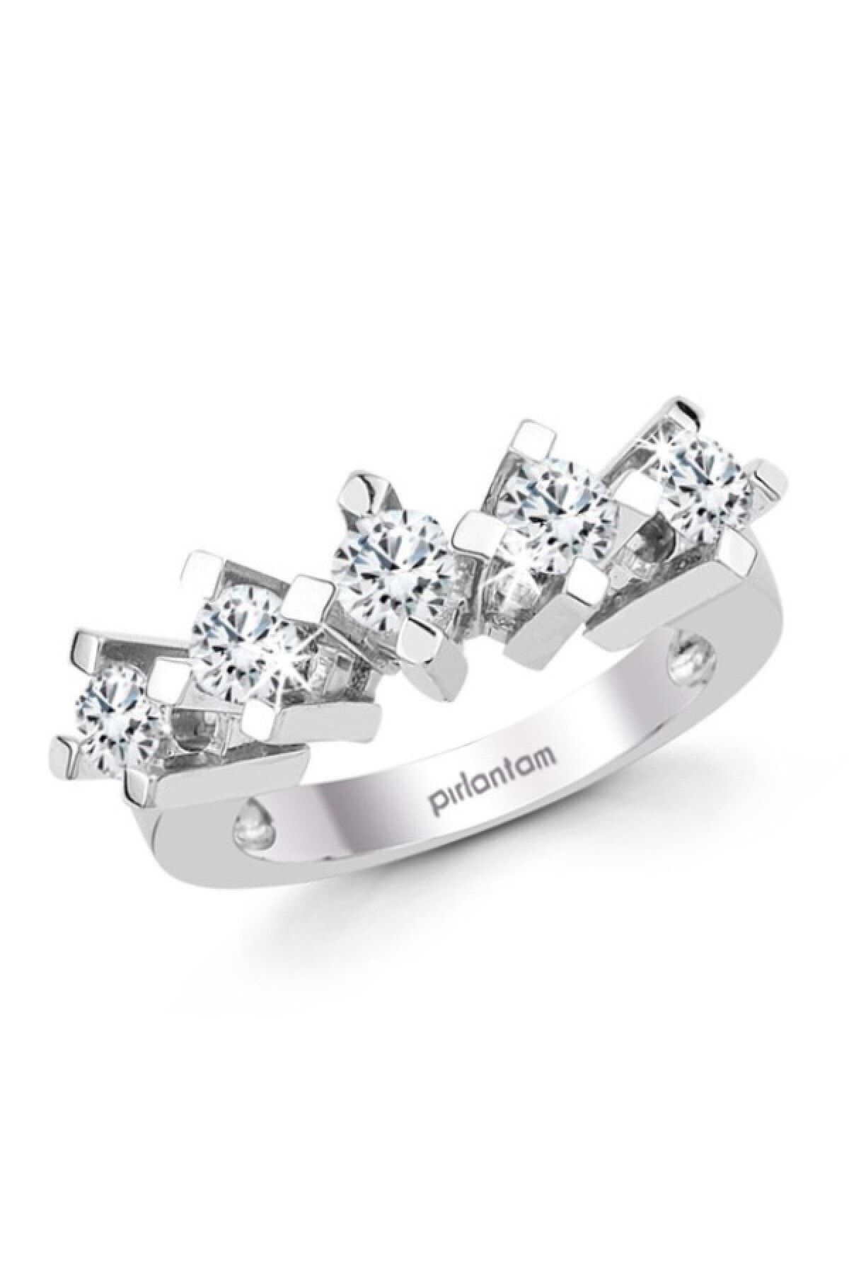 pırlantam 1.20 Ct. G Color Vs Hrd Sertifikalı Beştaş Alyans