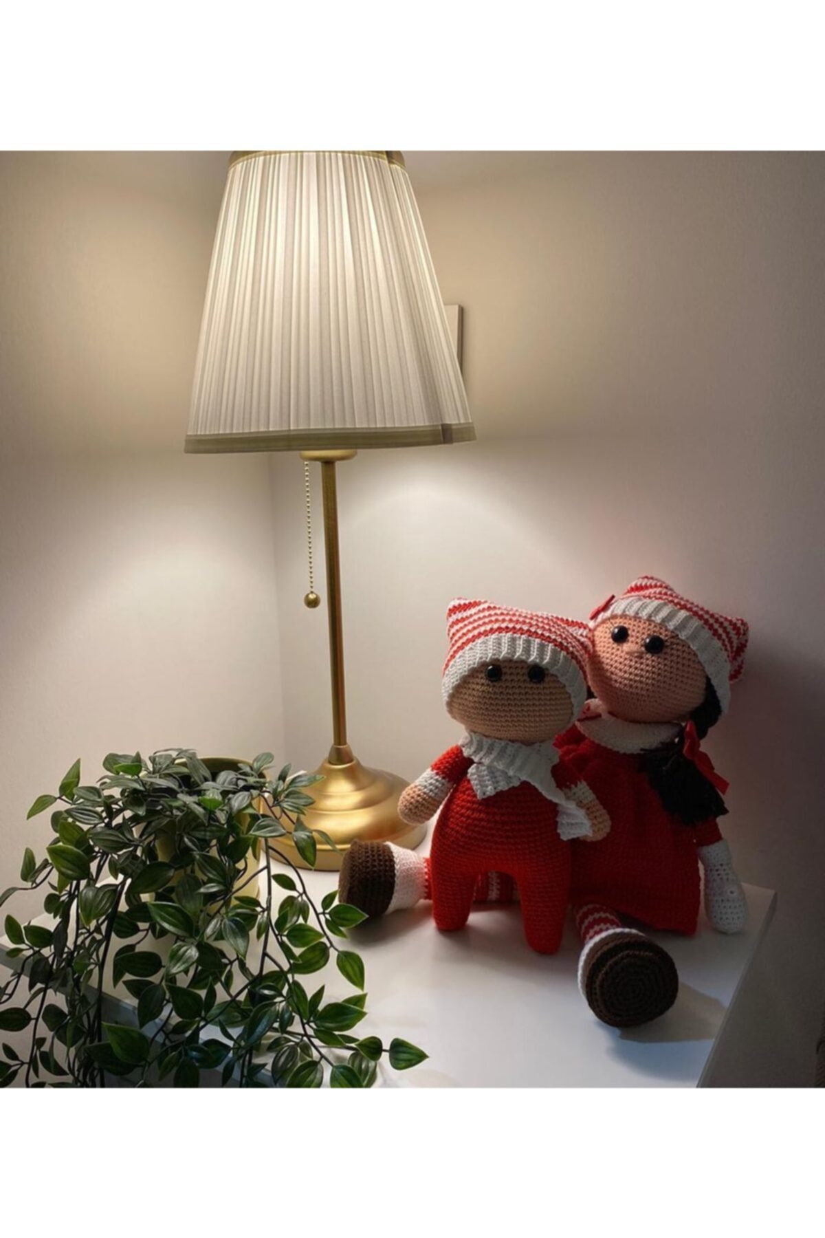 İNCİR MODA AKSESUAR KOZMETİK Amigurumi Organik Oyuncak - Abla Kardeş - Amıgu.111.112