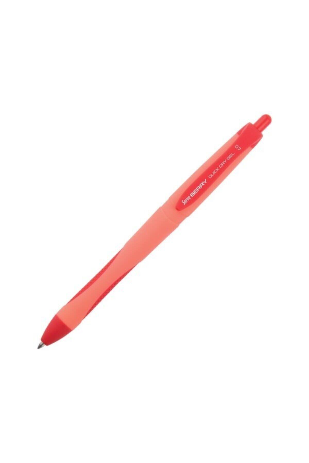 Serve Berry Jel Roller Kalem Kırmızı