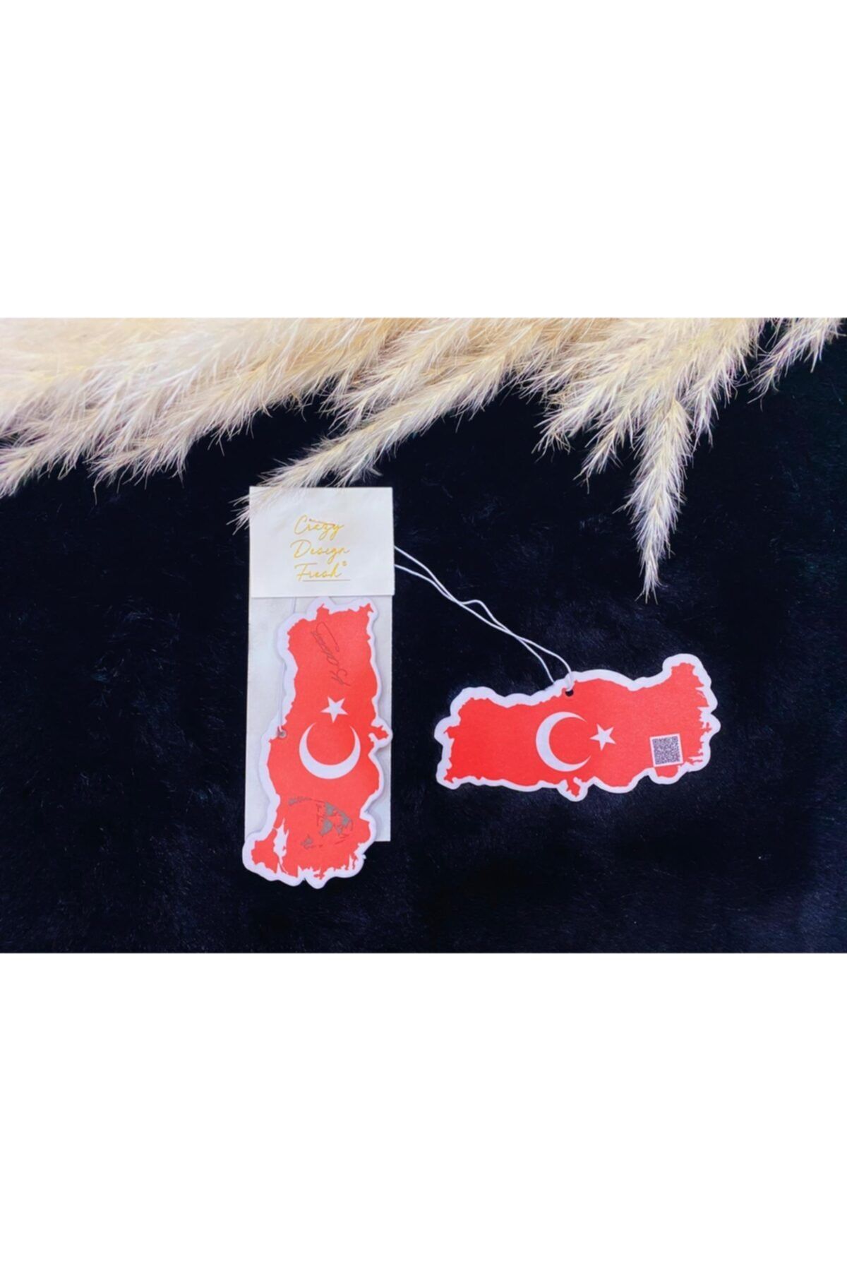 CRAZYDESİGNFRESH Mustafa Kemal Atatürk Figürlü Qr Kodlu Oto Kokusu (izmir Marşı)