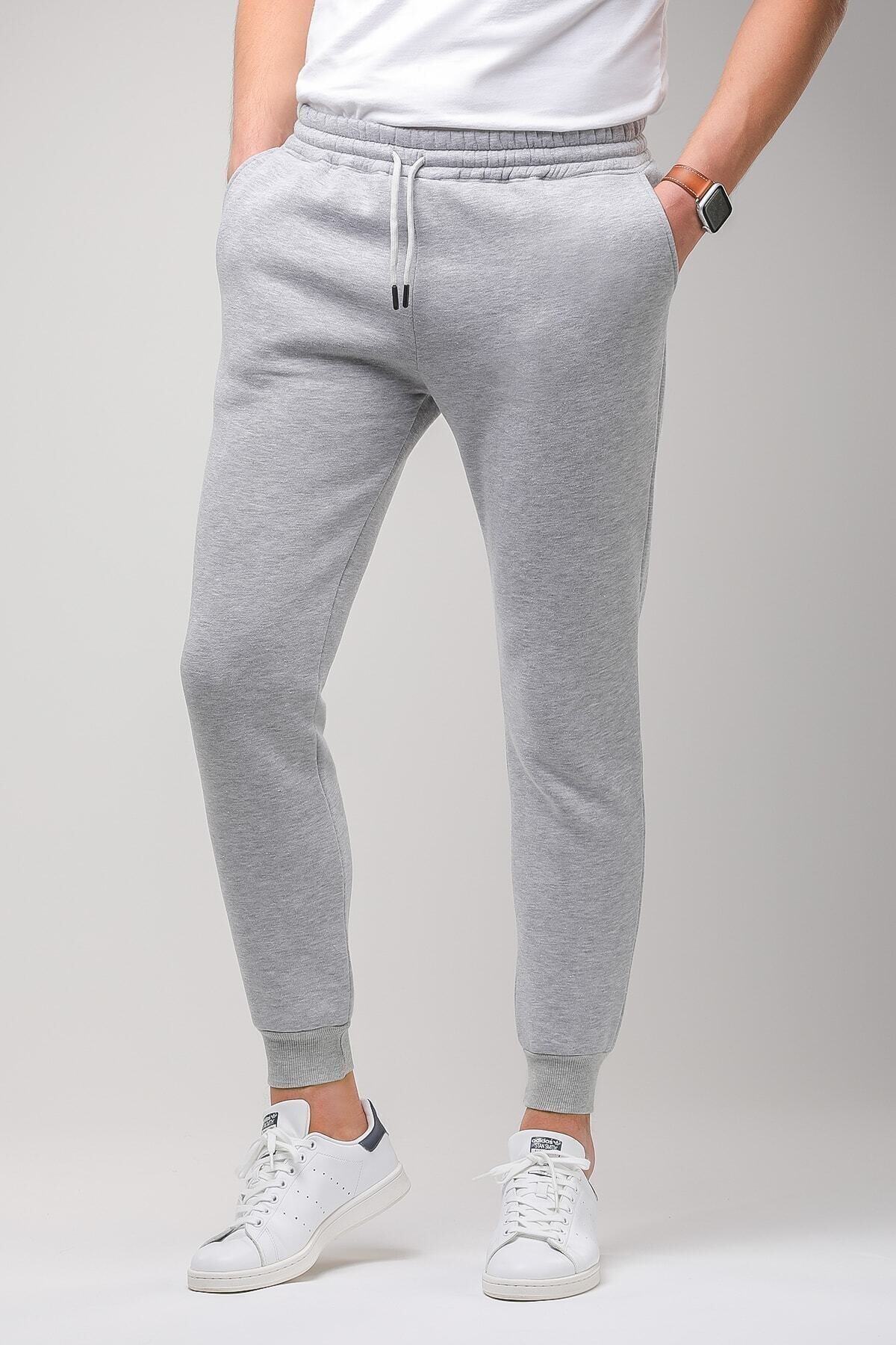 FERSHMOD Erkek Basic Gri Eşofman Altı