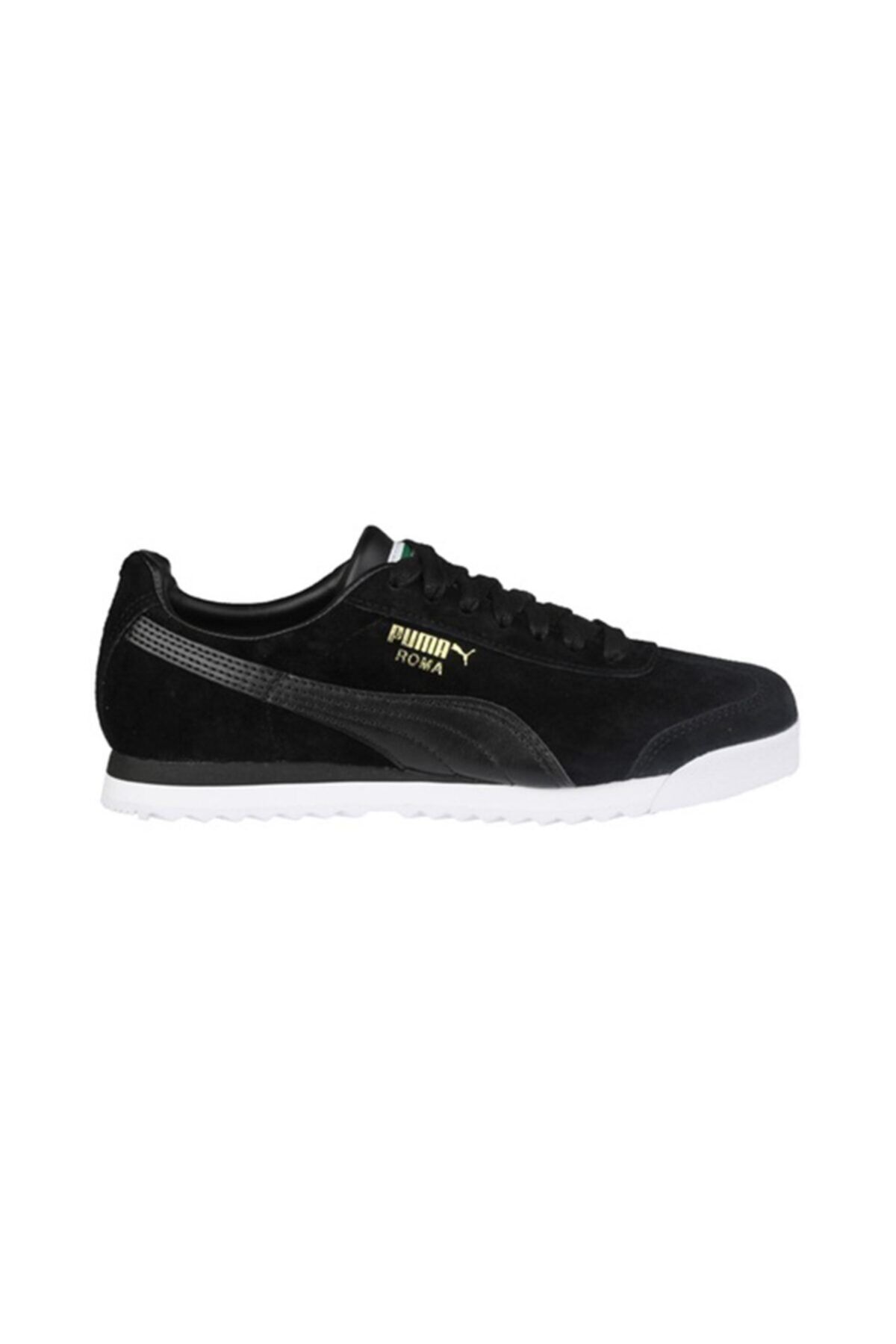 Puma Roma Jr 366759-01 Siyah Nubuk Unisex Spor Ayakkabı