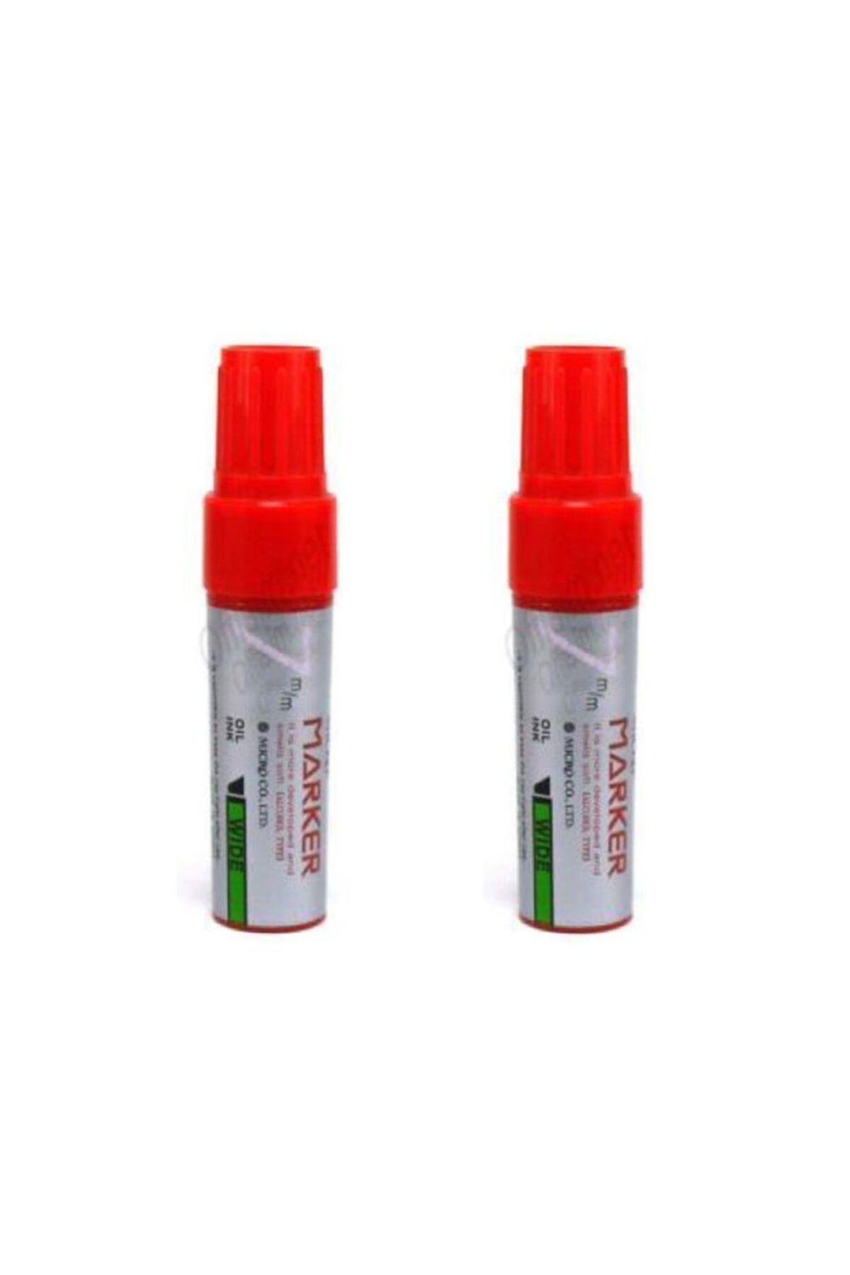 Mikro Kırmızı Micro Markör Kalem 10mm 2'li