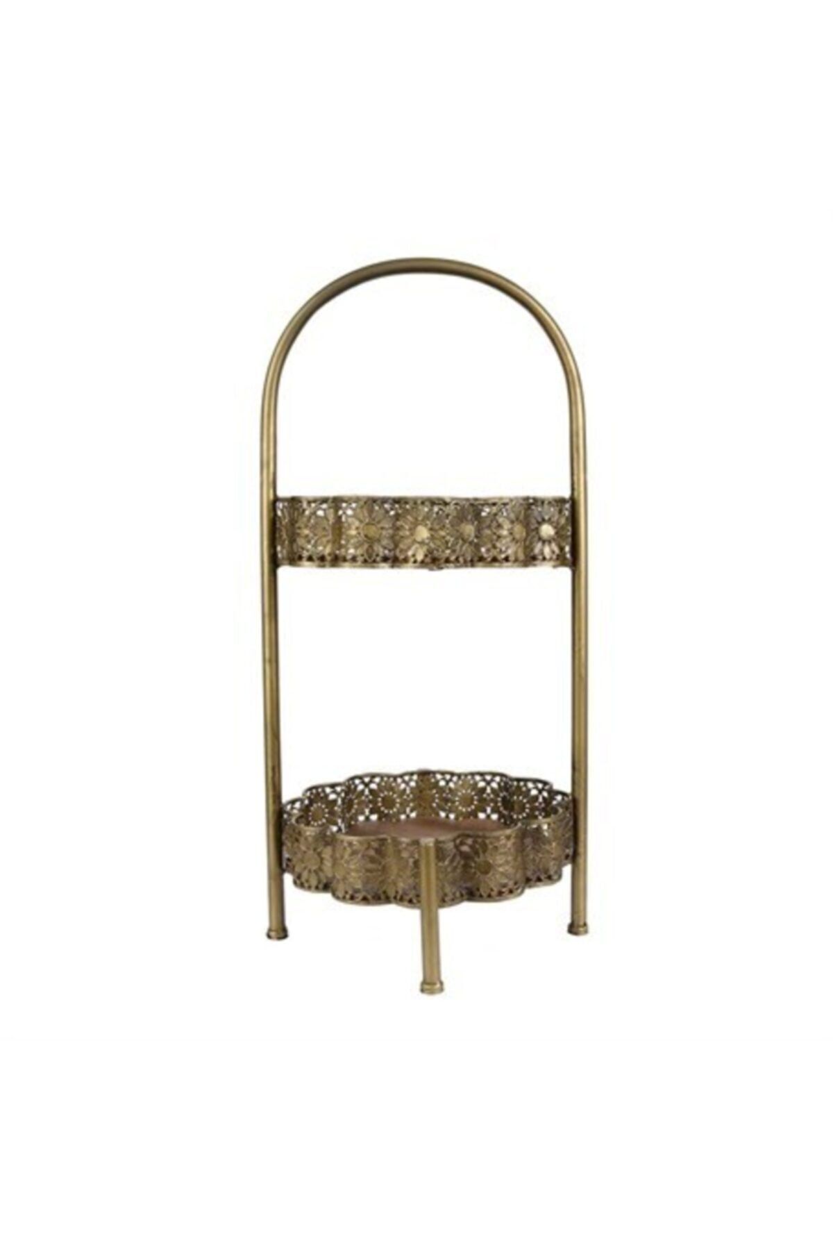 Vitale Rusty 2 Katlı Metal Sepet 31x67 Cm Ak.df0061