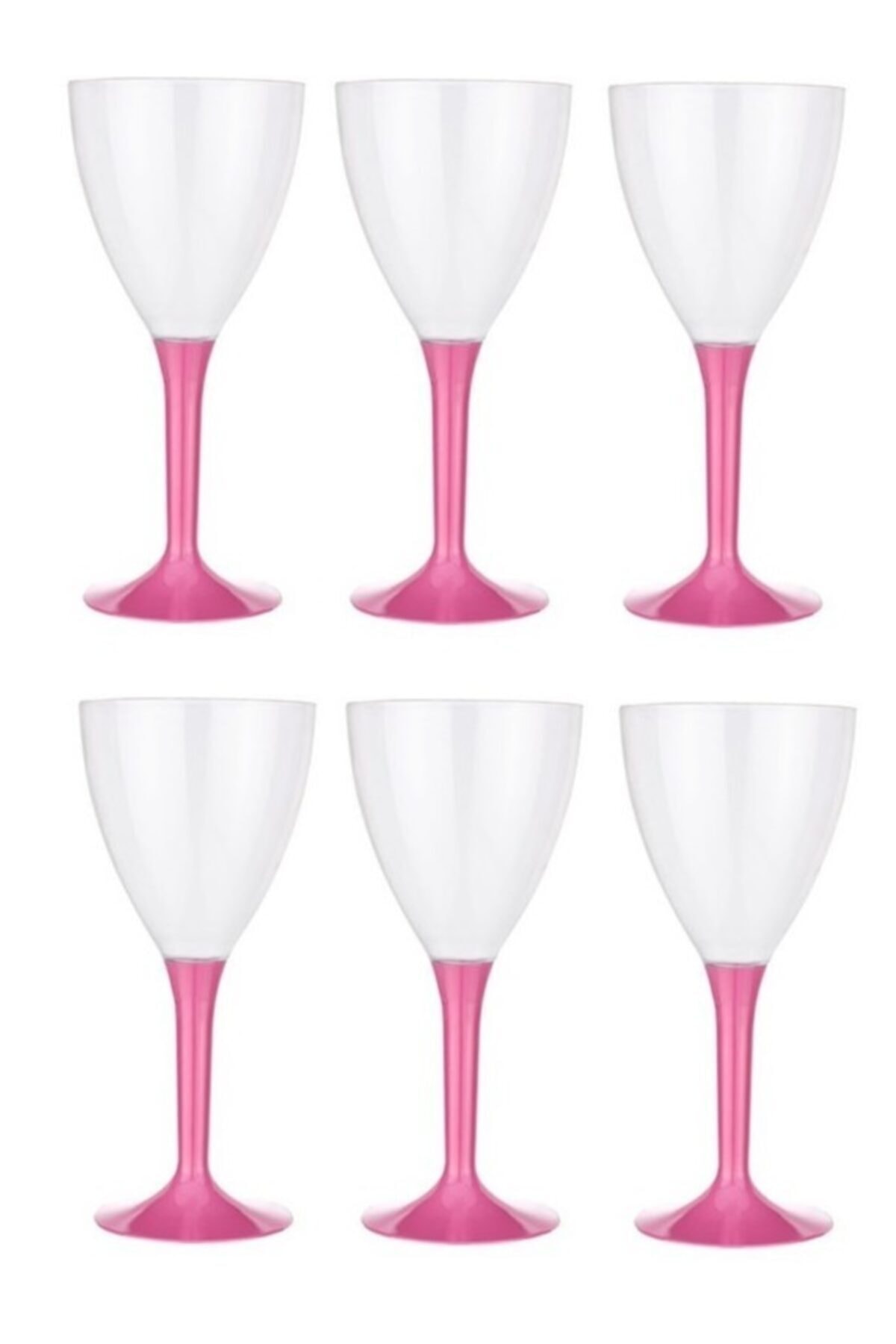 Aker Hediyelik 50 Adet Pembe Plastik Kadeh Parti Malzemesi