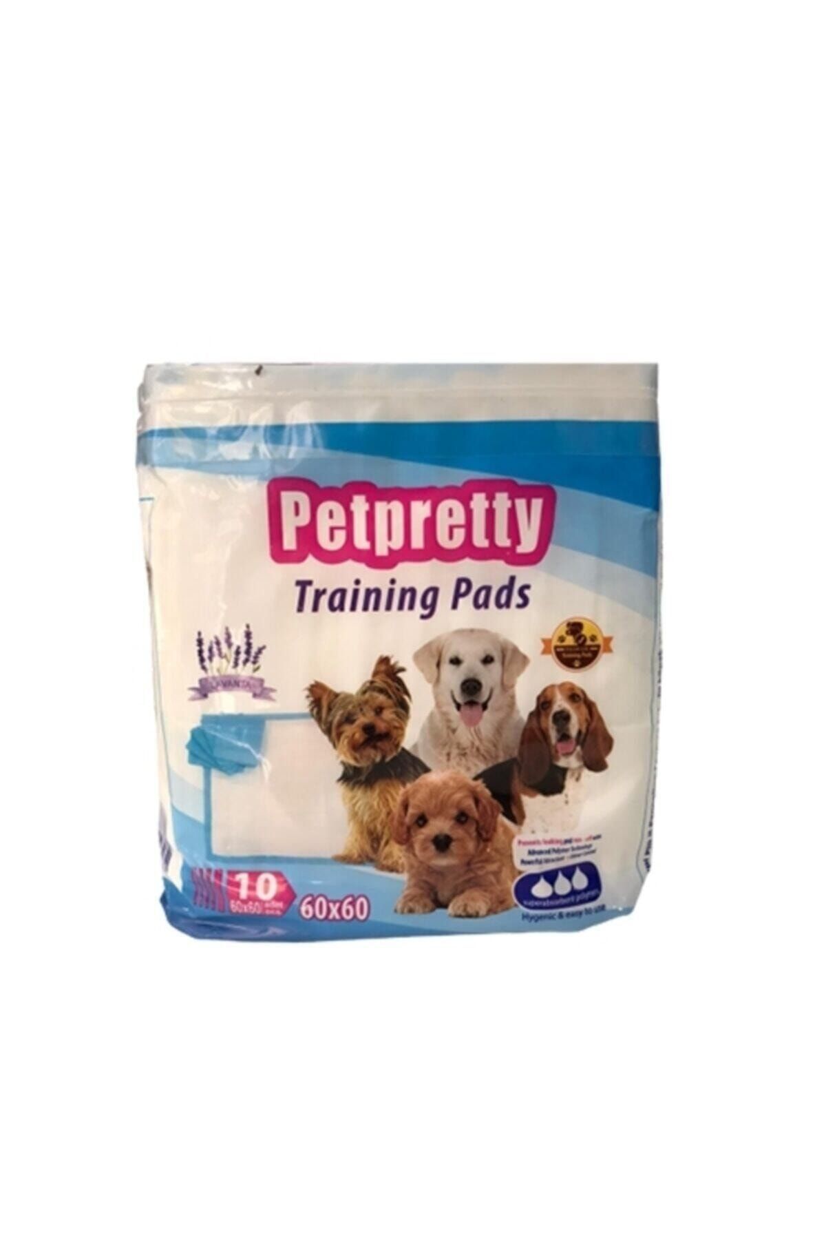 Petprety Lavantalı Tuvalet Eğitim Pedi 60x60 10'lu