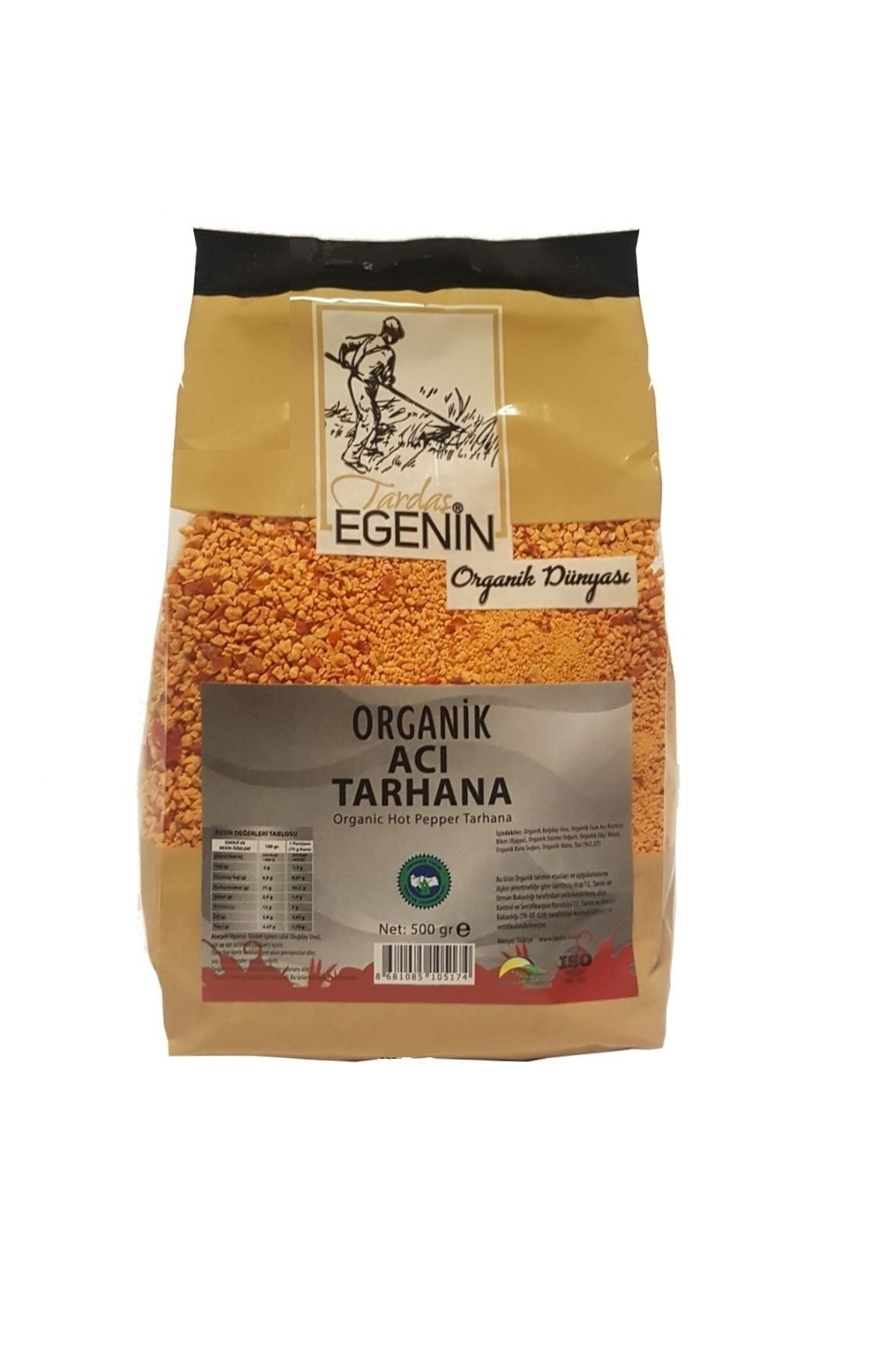 Tardaş Egenin Organik Tarhana Acılı 500 Gr
