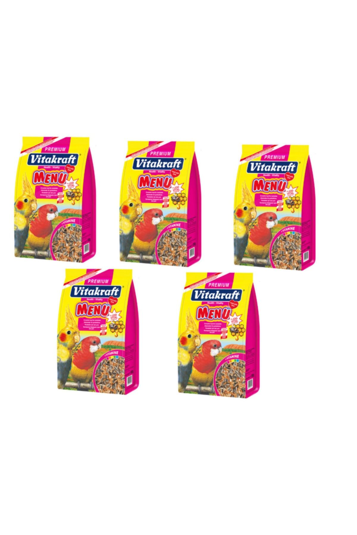 Vitakraft Menü Paraket Yemi 1000 Gr 5 Adet