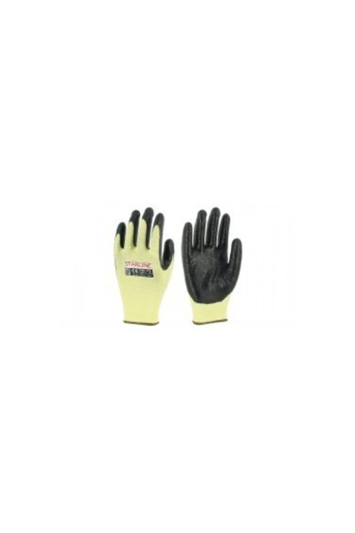 Starline Kevlar Eldiven Sarı-siyah (10 ÇİFT) Xl Beden