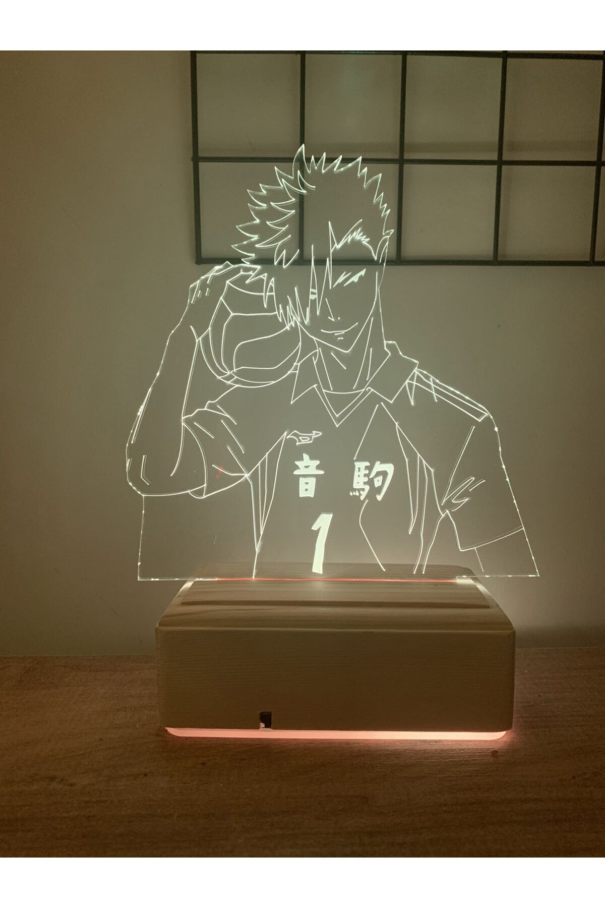 Modiwa Design Haikyu!! Kuroo 16 Renk Gece Lambası