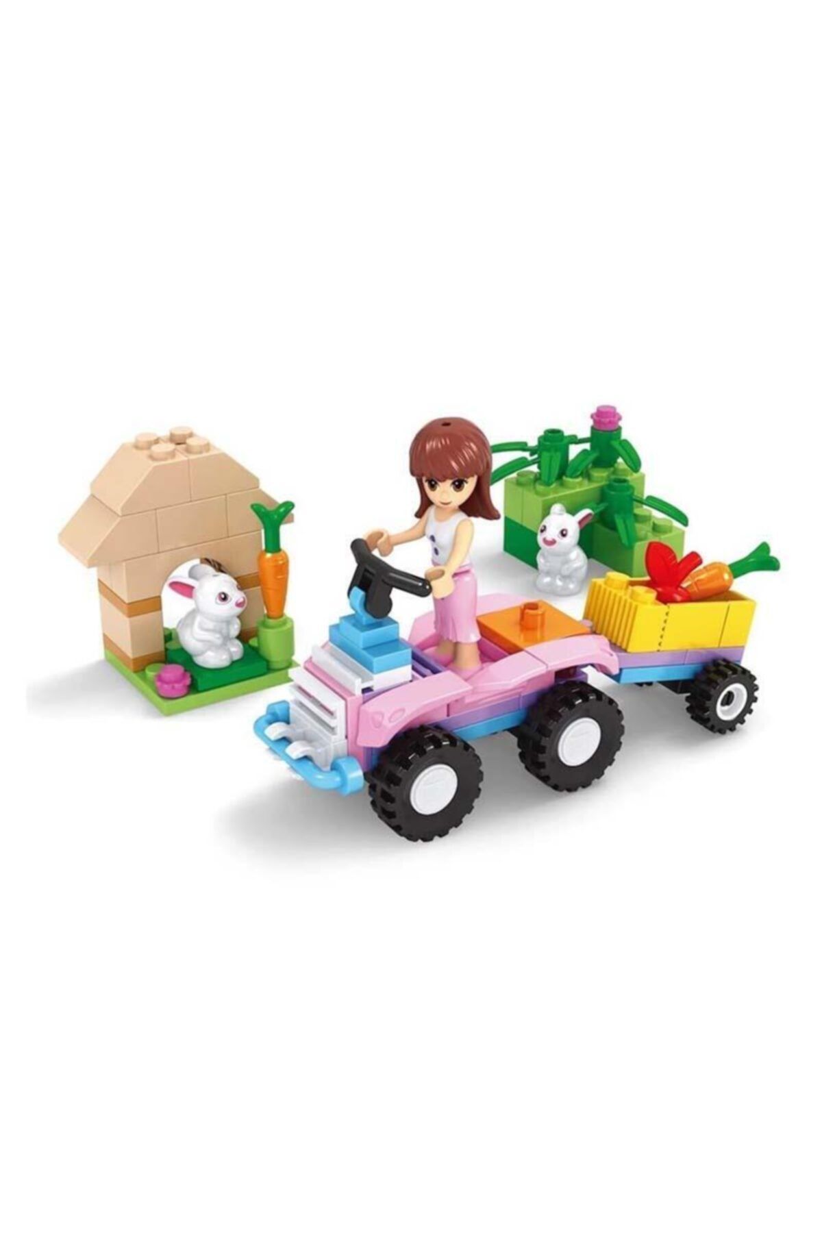 Ausini Lego Ausin Fashion Girls Traktörlü Bahçe Seti