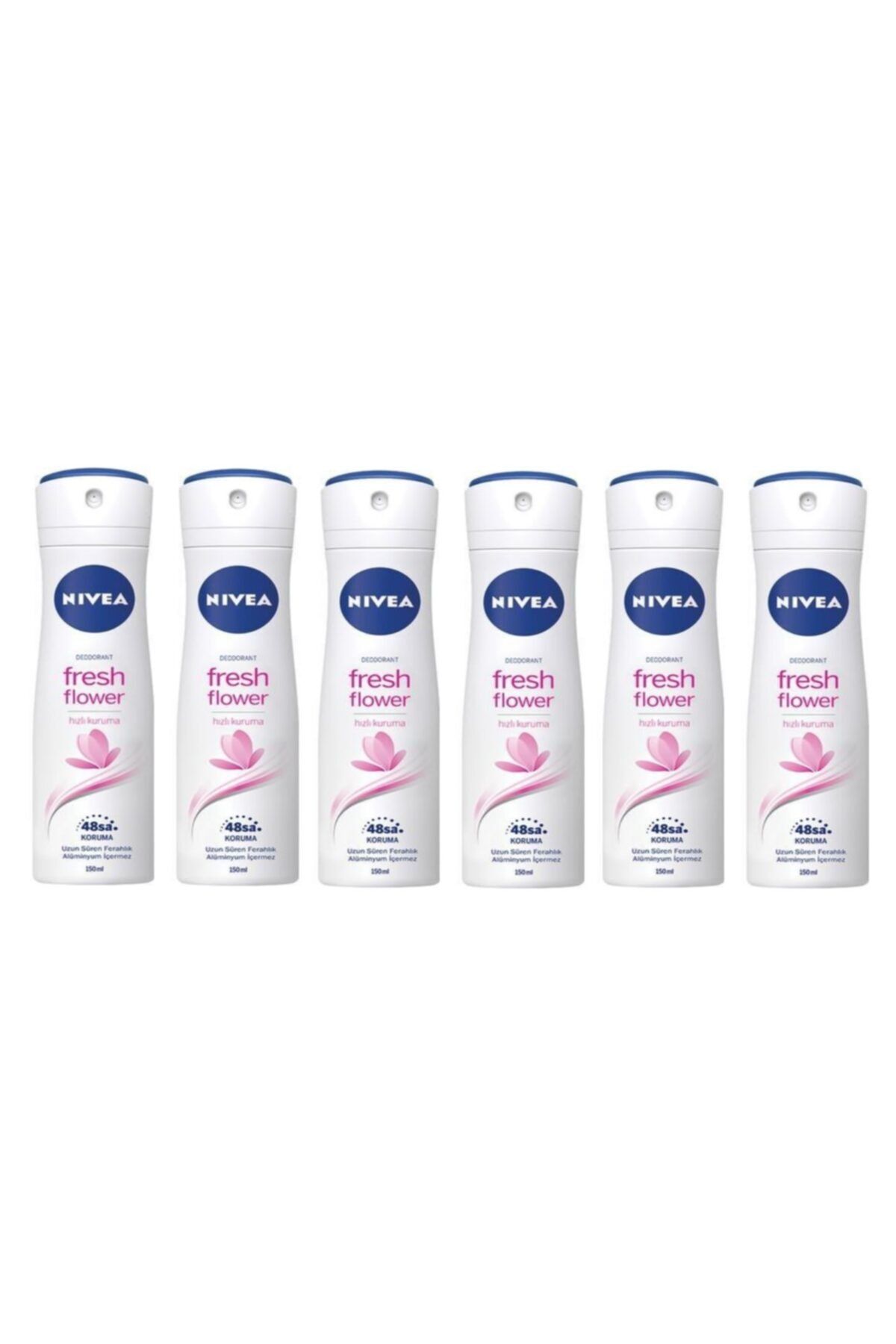 Nivea Nıvea Sprey Fresh Flower Hızlı Kuruma 150 Ml 6 Lı Paket