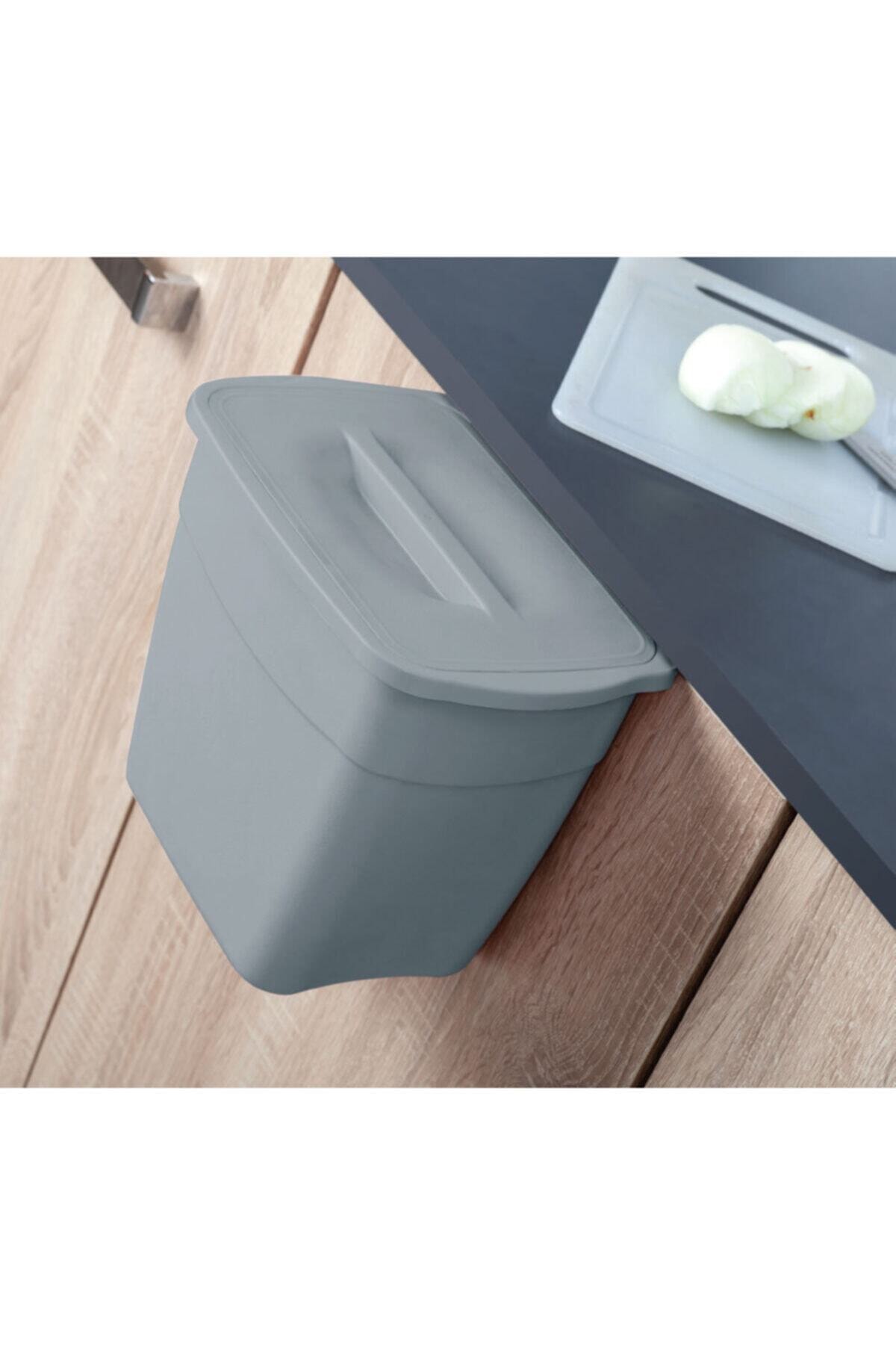 moderno Askılı Kapaklı Çöp Kovası