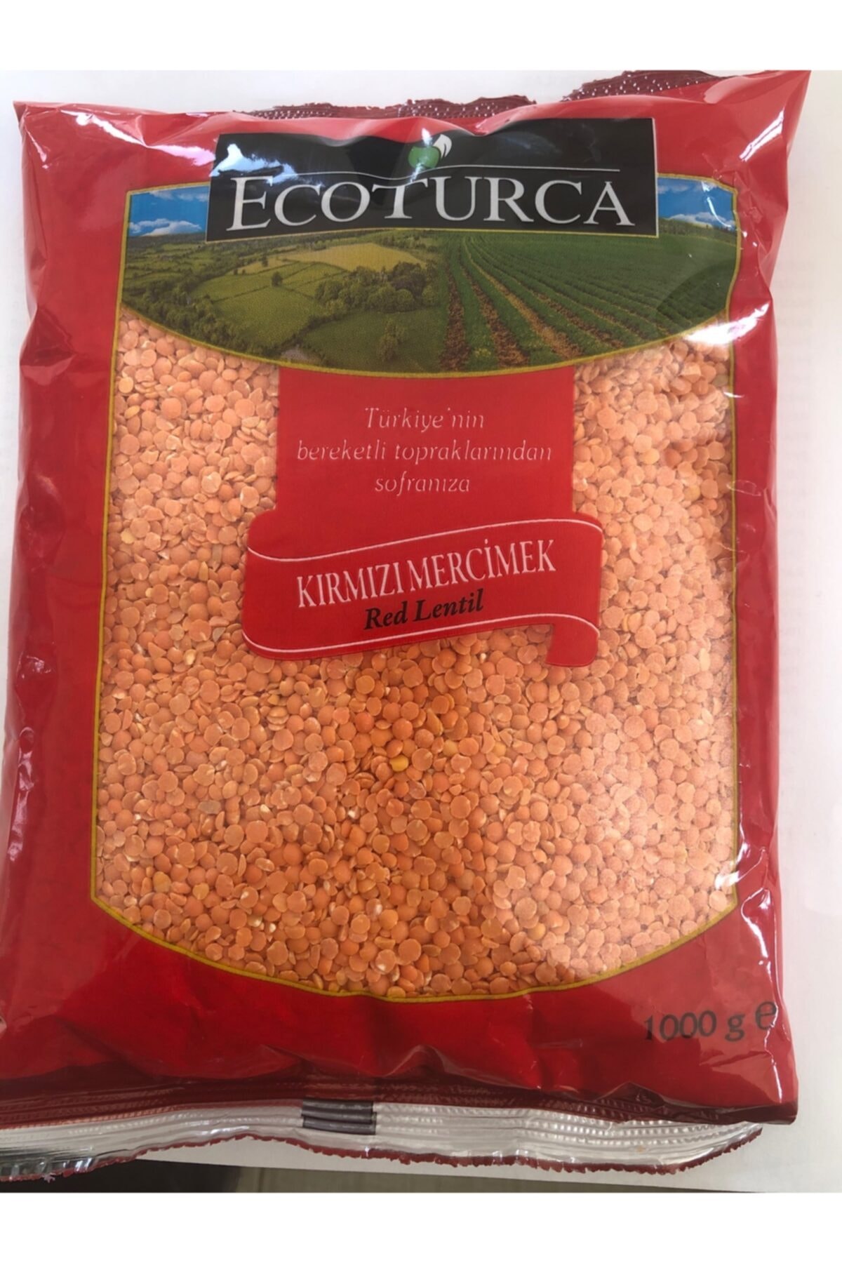 ecoturca Kırmızı Mercimek 1 Kg 2 Adet