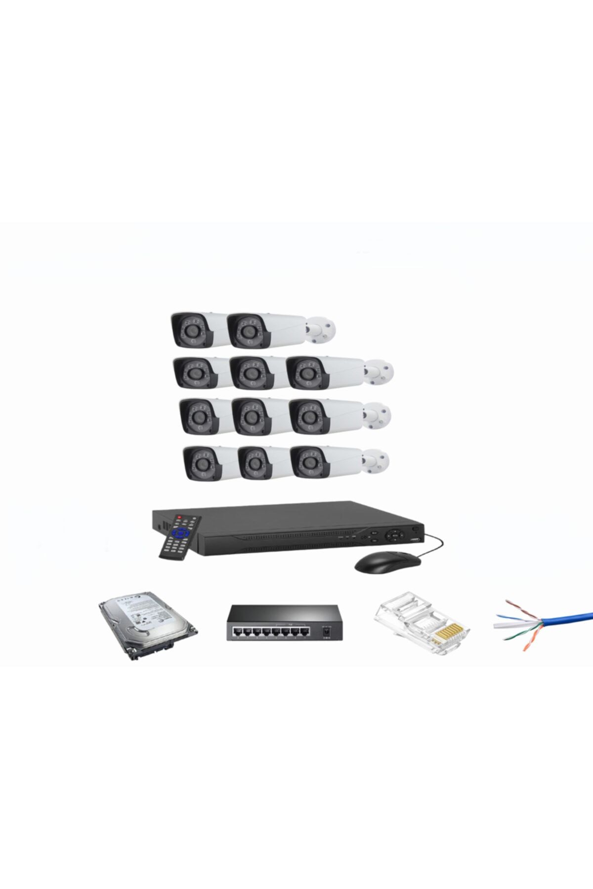 YILDIRIMGROUP Yıldırım Group 11'li 3mp Ip Güvenlik Kamerası