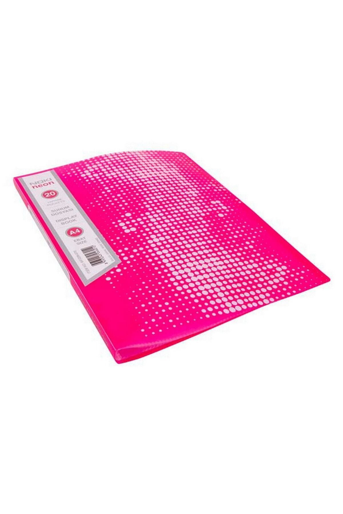 Noki Neon 20 Yapraklı Sunum Dosyası (64120n-070) Pembe