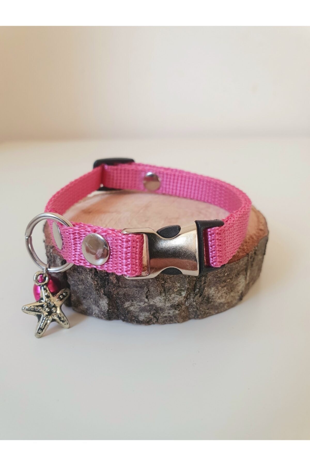 Loyal Friend Store Kedi Tasması Ayarlanabilir Zilli Kedi Kolyesi Pembe