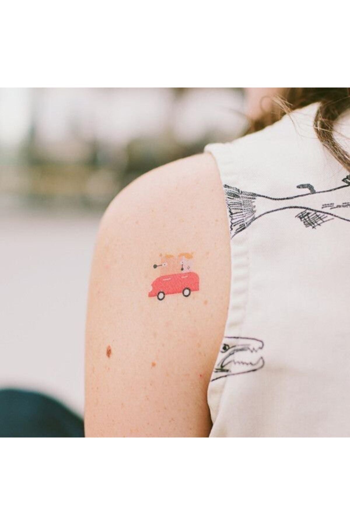 Tattly Tattoo Geçici Dövme Twin Car