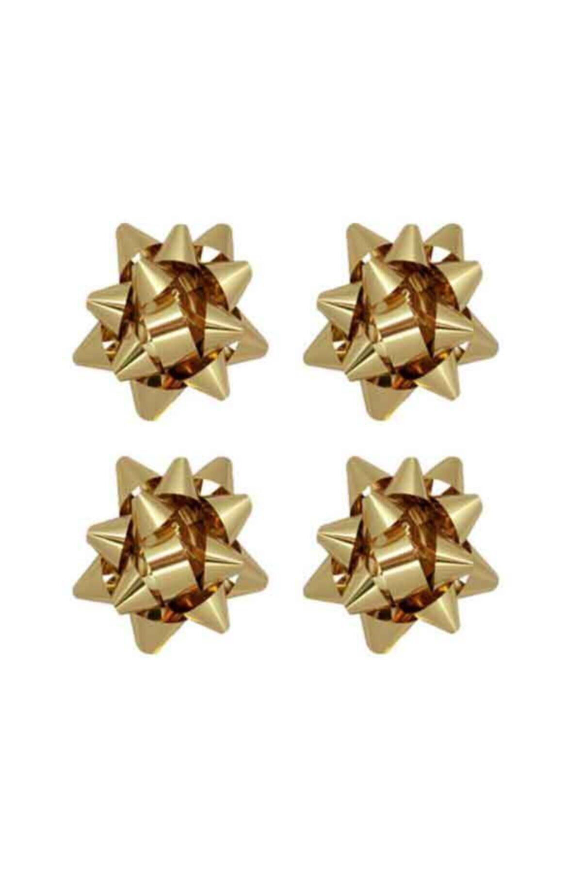 Partioutlet Gold Hediye Paketi Süsü 100 Adet 5 cm