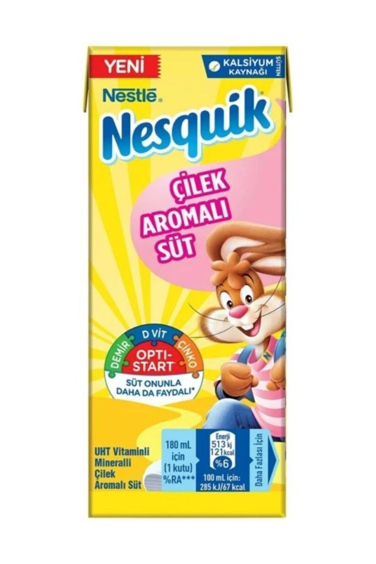 Nestle Nesquik Çilek Aromalı Süt 180 ml