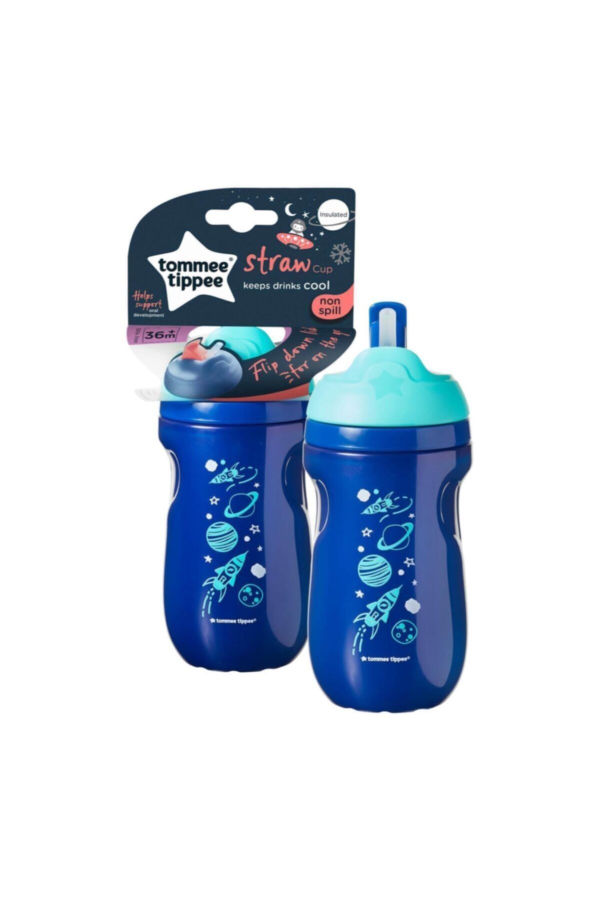 tommee tippee Pipetli Yalıtkanlı Alıştırma Bardağı 260 ml 44702557