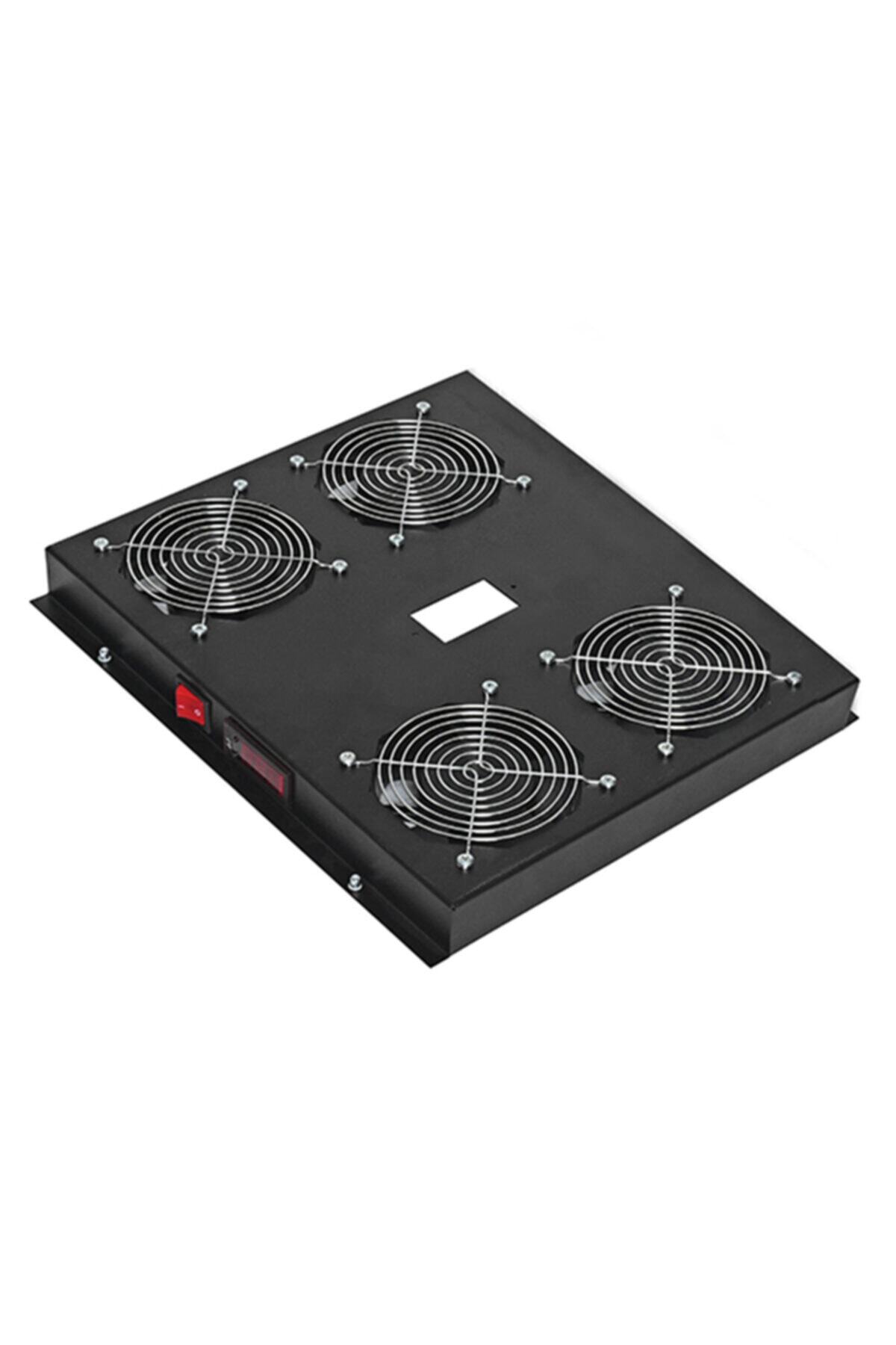 CABEX Cabex Kabinet 4 Lü Fan Modülü Analog Termostat Switch Dikili Tip