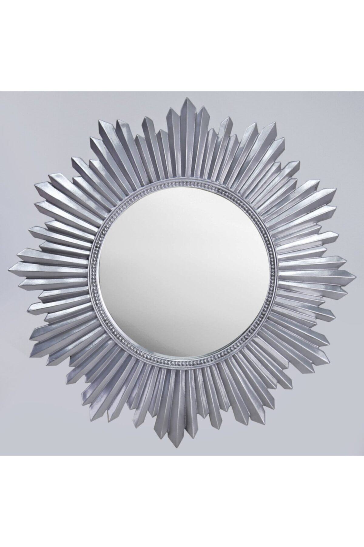 Selim Armanda Yuvarlak Ayna Gümüş