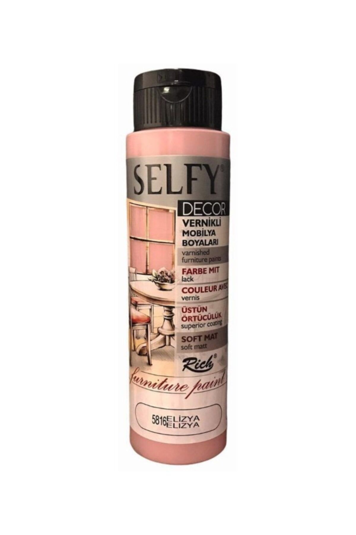 Rich Selfy Decor Vernikli Boya 500cc Elizya 5816