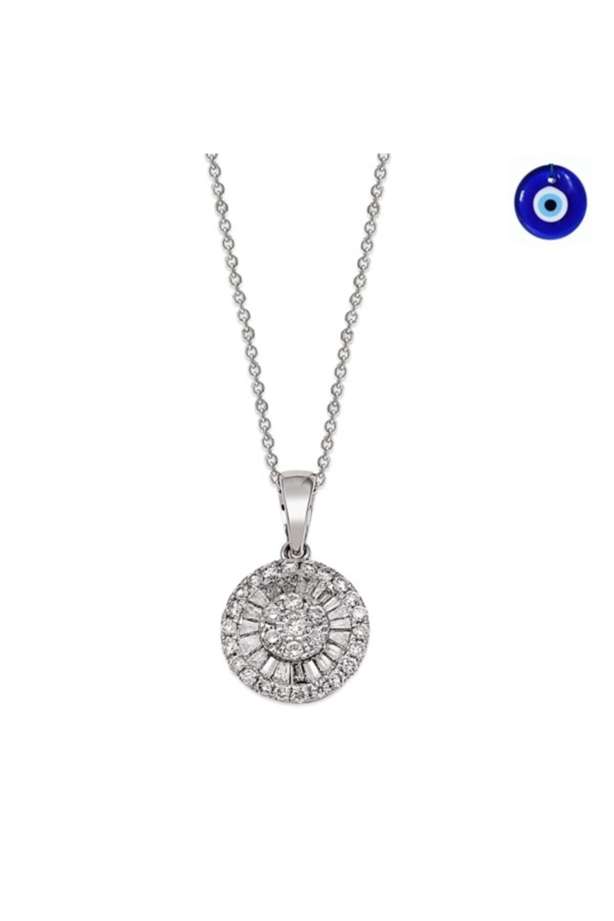 Barok Diamond Pırlanta Çire Kolye 18 Ayar 0.40ct Gr08729