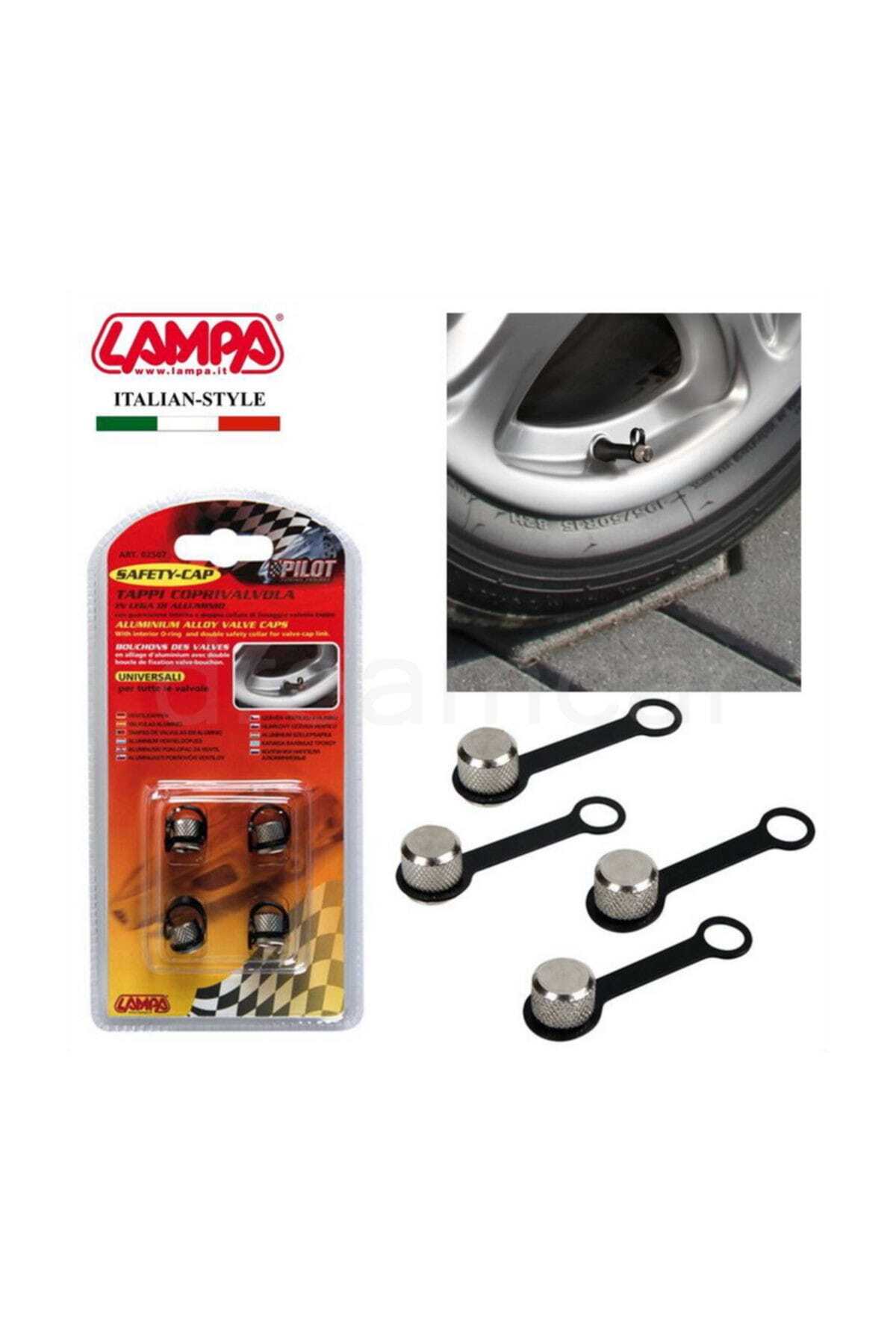 Pilot Safety-Cap Aluminyum Sibop Kapağı 4'lü Set 02507