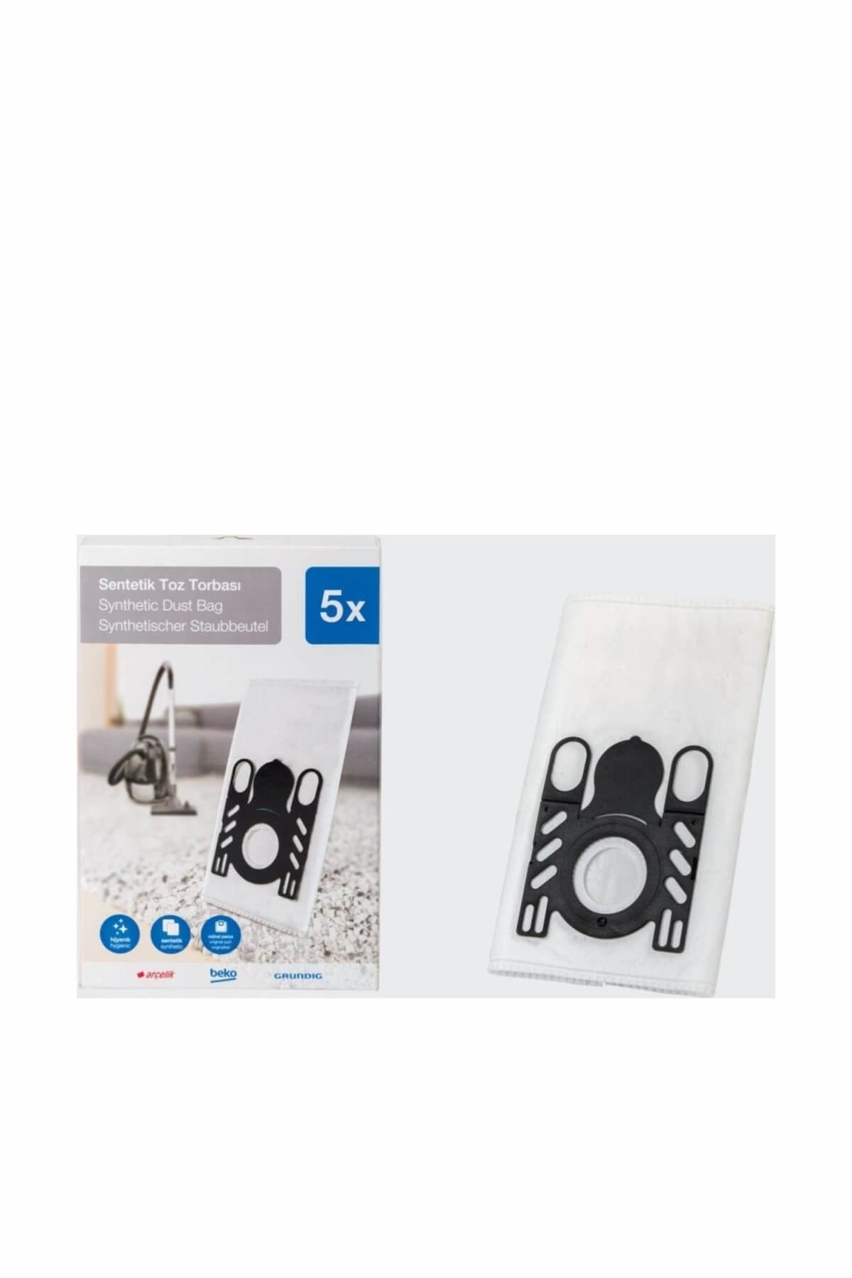 Arçelik S 4925, S 4920, S 4910 Nolu Süpürgelere Uyumlu Toz Torbası 5Li