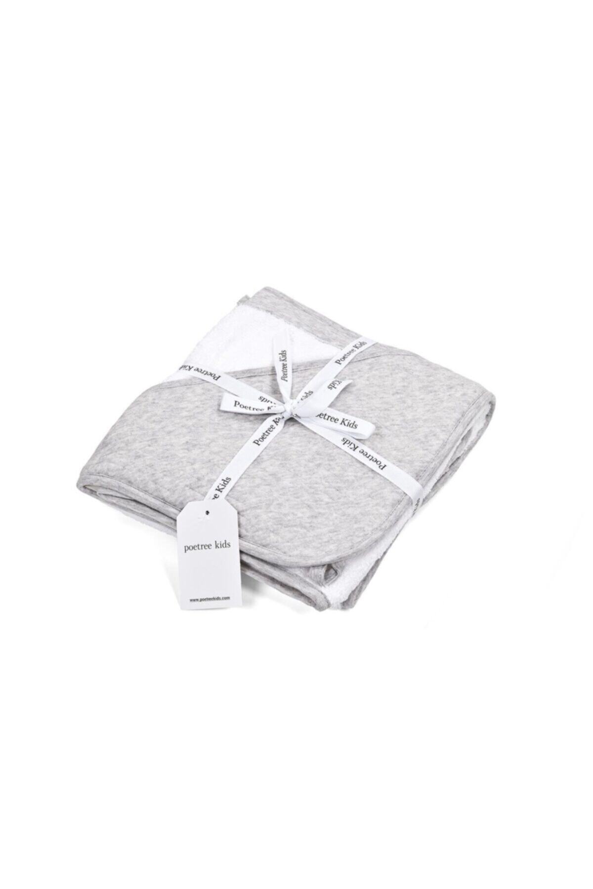 POETREE KIDS Chevron Grey Havlu Kundak Kese Seti