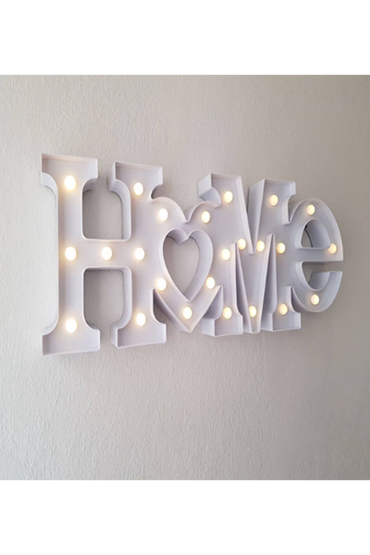 orijinaldukkan dekoratif led isikli buyuk home yazisi pano fiyati yorumlari trendyol