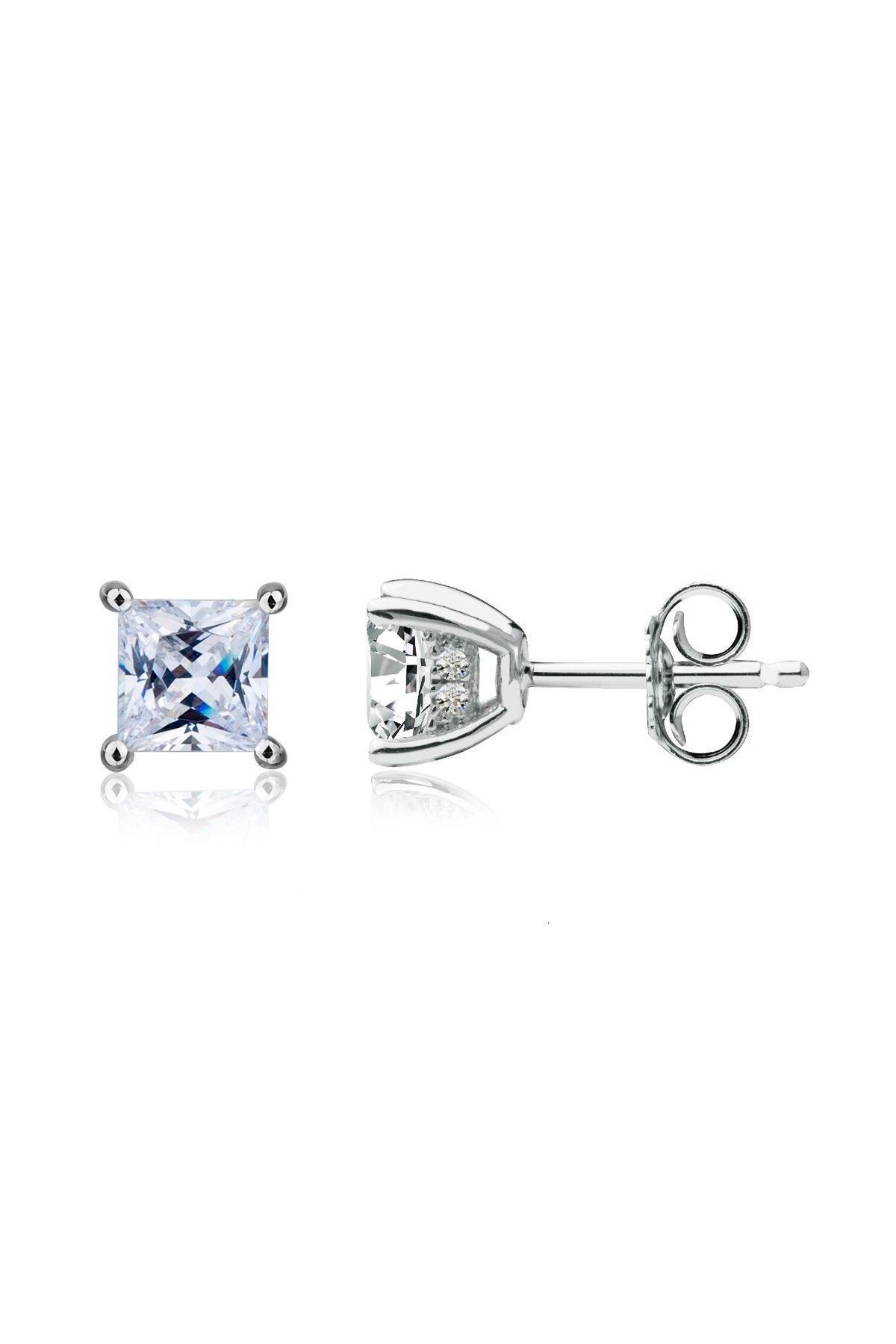 Carat Laboratories Kadın 1,66 Carat Tektaş Küpe CE20625