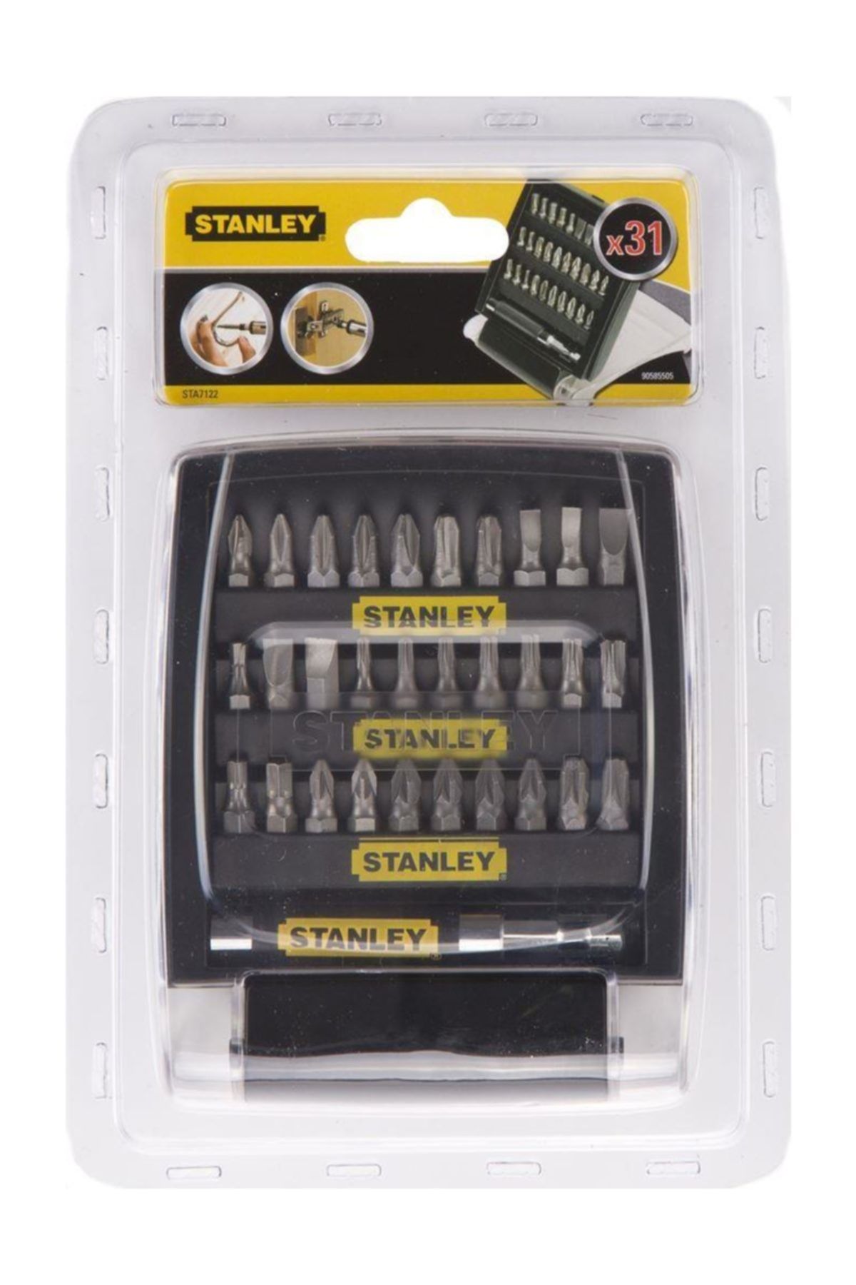 Stanley Sta7122 31 Parça Vidalama Uç Seti