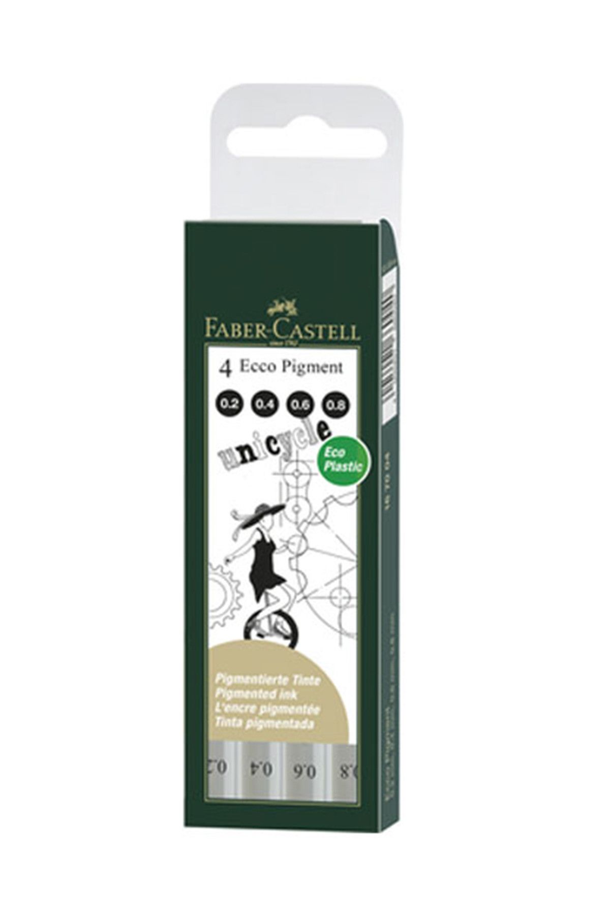 Faber Castell Faber Pigment 4'Lü Set Yeni 1670040 /