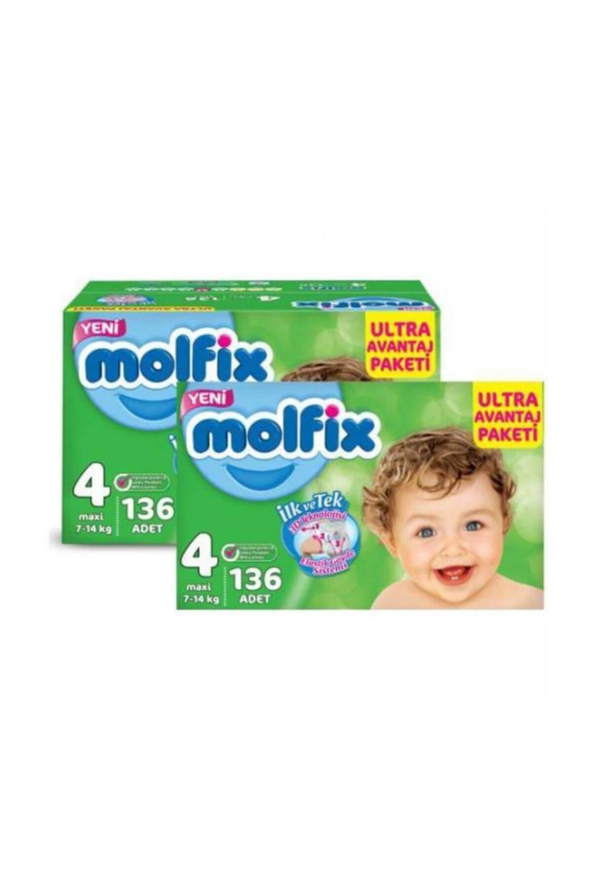 Molfix Bebek Bezi 4 Beden 7-14 Kg Ultra Avantaj Paketi 272 Adet
