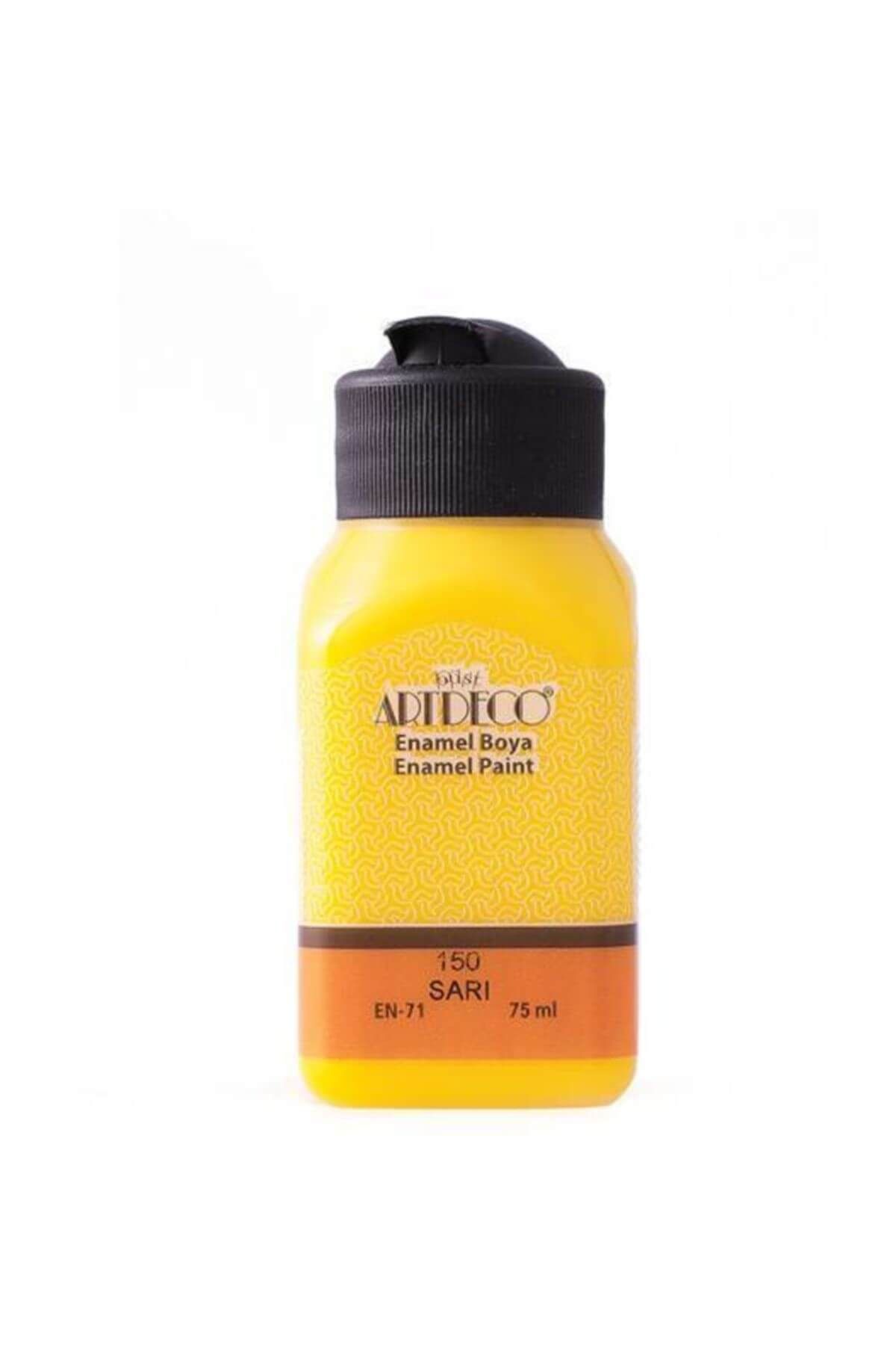 Artdeco Enamel Cam ve Seramik Boyası 75 ml. 150 Sarı