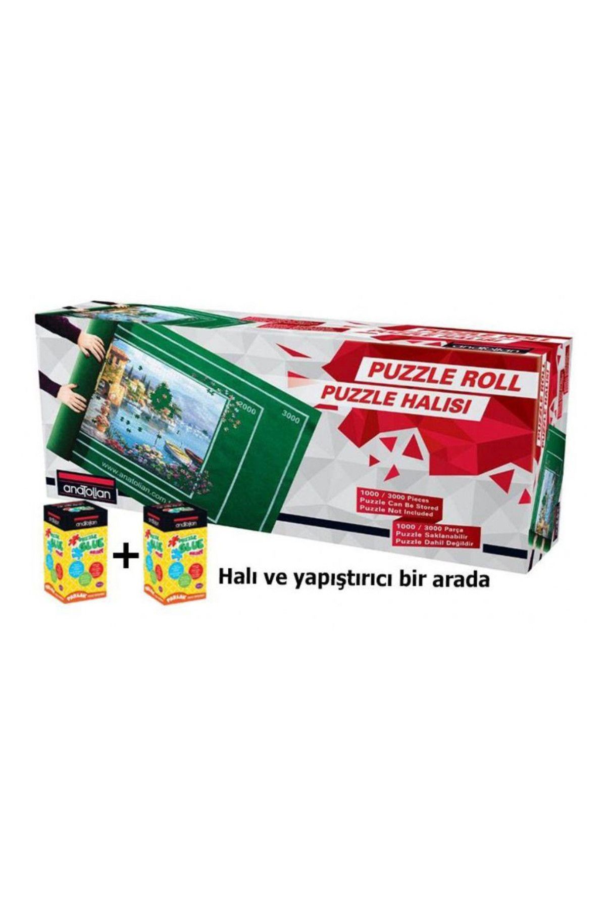 Anatolıan Puzzle Halısı  2 Adet Parlak Yapıştırıcı