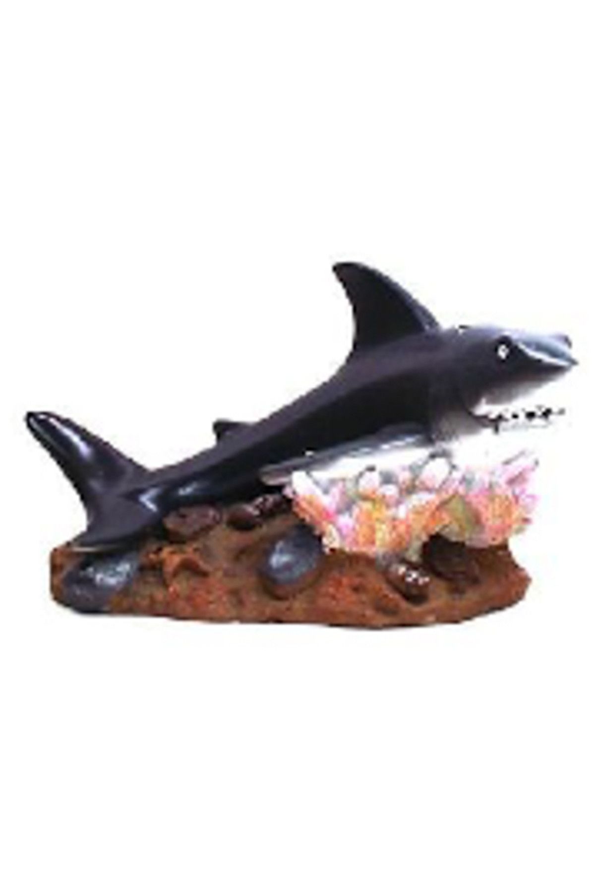 Haqos Akvaryum Dekoru Havalı Balina 17 cm x 10 cm x 10 cm