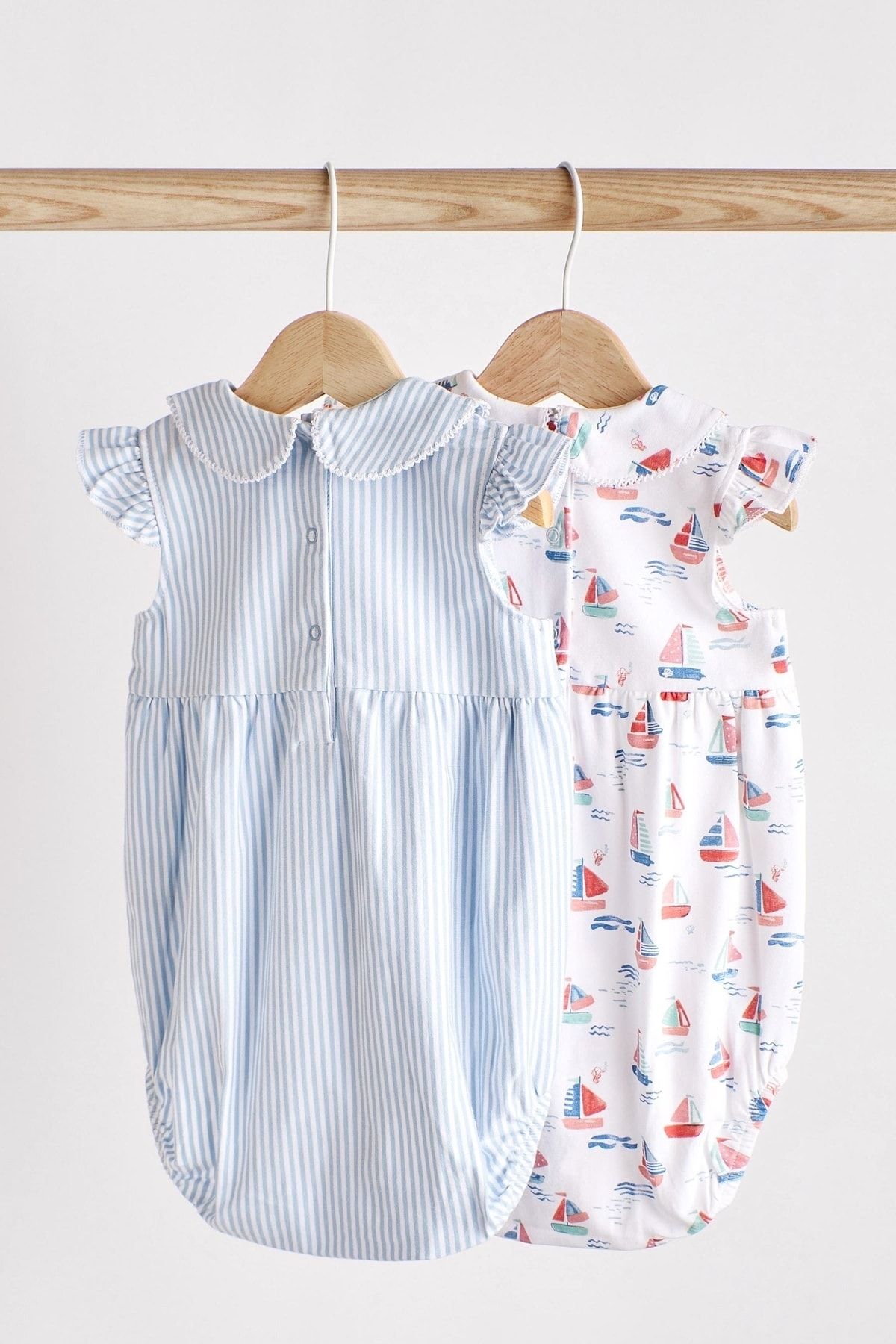 Blue white hot sale romper