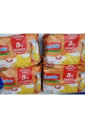 4 Adet 5 Li Paket Köri Aromalı Hazır Noodle Paket Image 0
