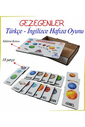 Gezegenler Türkçe- Ingilizce Hafıza Oyunu Kutulu Image 0