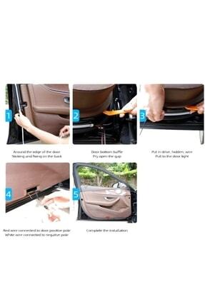 Araba Kapı Açma Uyarı Işığı 2 Adet Kapı Ikaz Ledi Animasyonlu Kaplı Açma Led Yanar Söner Flashlı Led Image 7