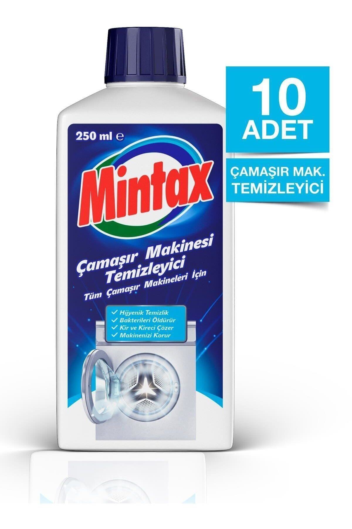 Mintax Çamaşır Makinesi Temizleyici 250 Ml 10 Adet
